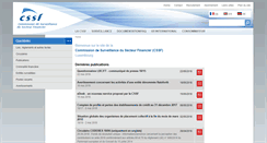 Desktop Screenshot of cssf.lu